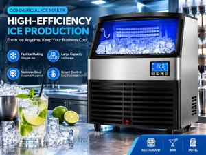 Máquina de Hielo en Cubos Comercial, Máquina para Hacer Cubitos de Hielo con Precio de Fábrica - Product Image 3