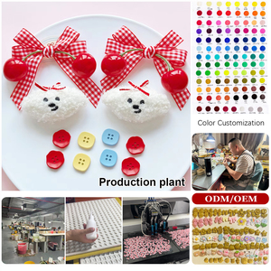 Dijes de Resina Planos Zili, Accesorios de Llavero con Diseño de <span class=keywords><strong>Perro</strong></span> de Peluche, Botones Acrílicos para Ropa, Zapatos y Accesorios, Adorno para Horquillas - Product Image 2