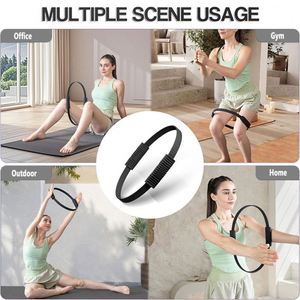 Anneau de Pilates en silicone réglable et portable pour l'exercice à domicile, disponible en plusieurs couleurs - Product Image 2