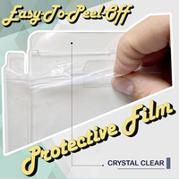 Lot de 10 étuis de protection pour jeux vidéo, boîte transparente en PET recyclé pour SNES N64, protection UV premium de 4 pouces