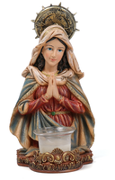 Fabricant d'objets religieux, figurine en résine chrétienne, statue de Jésus, Vierge Marie, ornement religieux pour bureau, table, décoration de foi religieuse
