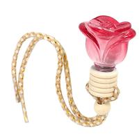 Diffuseur de parfum pour voiture en verre avec bouchon en bois, vide, pour vente en gros