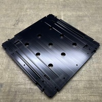 Usinage CNC sur mesure en usine professionnelle, profilés en aluminium, finition anodisée noire, qualité assurée