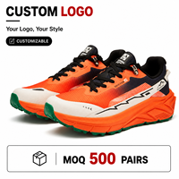 Sepatu Sneakers Desainer Santai OEM ODM Logo Kustom, Ringan, Tinggi, Anti Guncangan, Kasual, Sepatu Pasangan