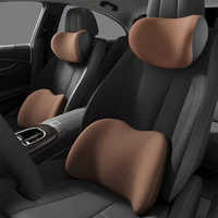 Appuie-tête de voiture/soutien lombaire Coussin de cou de voiture Coussin de taille Coussin de dossier de siège conducteur Coussin de voiture Soutien lombaire de conduite Soutien de taille