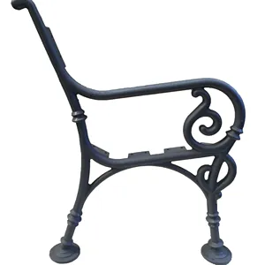 China supplier furniture outdoor metal bench cast iron bench leg supplier