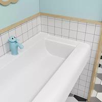Wastafel Batu Cor Solid Berkualitas Tinggi untuk Kamar Mandi, Model Gantung Dinding, Wastafel Buatan