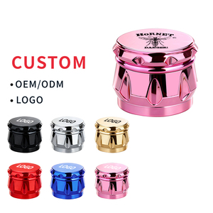Hornet 4-Piece Plastic <b>Herb</b> <b>Grinder</b> 55mm Round Manual Crusher Waterproof Smoke Mill HP032 - Product Image 1