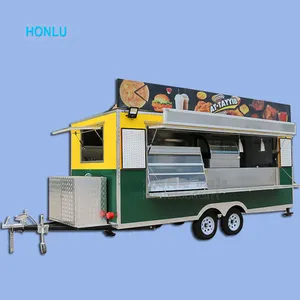Hot Selling Breakfast Mobile Food Trailer Bakery Fast Food Cart With Baking Machine