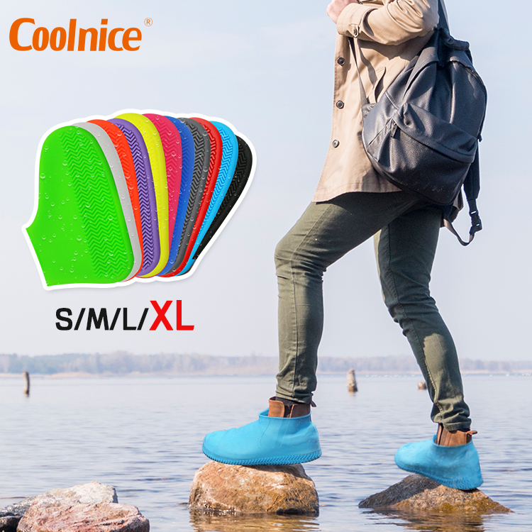 Лидер продаж на Amazon, силиконовый чехол для дождевой обуви, водонепроницаемая обувь для Дождевого сезона