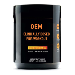 Fabricant de poudre pré-entraînement | OEM/marque privée | CGMP | Mélange d'acides aminés personnalisé (créatine, L-glutamine) | quantité minimale de commande 500 + | Pas de vente au détail - Product Image 1