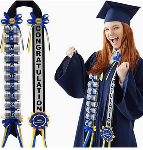 DAMAI Saison de remise des diplômes 2026 – Collier tressé fait main haut de gamme en acrylique brillant multicolore – Meilleures ventes - Product Image 2