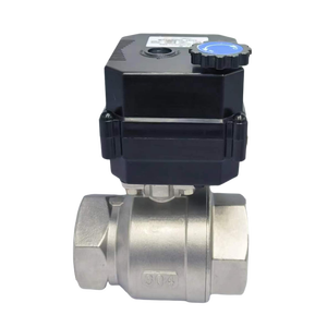 Flomarvel Fh-b Vanne à boisseau sphérique motorisée 2 voies en acier inoxydable, UPVC, laiton, DC5V DC12V, PN10, à commande hydraulique, Prix bas - Product Image 3
