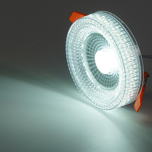 Bihua Dimmable đôi màu trong nhà nhà <span class=keywords><strong>10W</strong></span> 18W 24W 36W COB lõm tròn bảng điều khiển đèn - Product Image 1