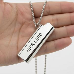 Funda Metálica para Encendedor con Cadena, Espejo y Bolsillo, Plateada, Reutilizable para Encendedores <span class=keywords><strong>Bic</strong></span> Regulares - Product Image 2