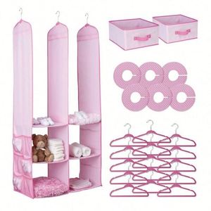 24 ensembles de sacs de rangement modernes non tissés pour armoire de chambre d'enfant et boîtes de rangement pour placard de bébé - Product Image 2
