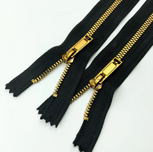 Cremallera Metálica para Jeans, Cremallera <span class=keywords><strong>de</strong></span> Latón Popular, Duradera, <span class=keywords><strong>de</strong></span> Alta Calidad, con <span class=keywords><strong>Dientes</strong></span> Dorados <span class=keywords><strong>Antiguos</strong></span> para Chaqueta - Product Image 5
