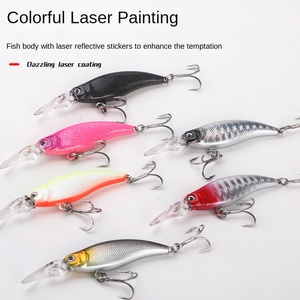 Nuevo Luya Bait Bei River Buceo profundo lento Plástico Minnow Placa <span class=keywords><strong>de</strong></span> <span class=keywords><strong>lengua</strong></span> larga Recubrimiento láser colorido para FONDO <span class=keywords><strong>DE</strong></span> Zander español - Product Image 4