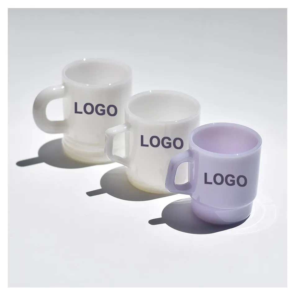 Низкая цена термостойкая цветная стеклянная чашка чайная двойная 240 мл/400 мл Нефритовая стеклянная кружка