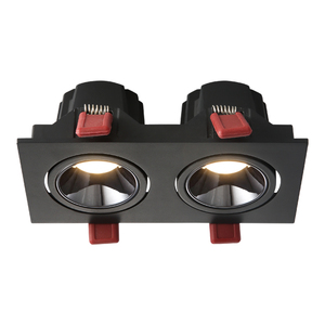 Đôi đầu <span class=keywords><strong>LED</strong></span> recessed trần Downlight 10W 7W 20W 30W <span class=keywords><strong>Led</strong></span> Downlight chống chói <span class=keywords><strong>COB</strong></span> ánh sáng tại chỗ trong nhà <span class=keywords><strong>LED</strong></span> chiếu sáng lịch thi đấu - Product Image 3