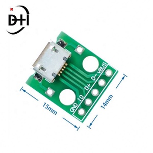 Adaptador Micro USB a Conector Hembra Tipo B de 5 Pines para Micrófono, Placa Adaptadora PTP, Convertidor PCB - Product Image 4