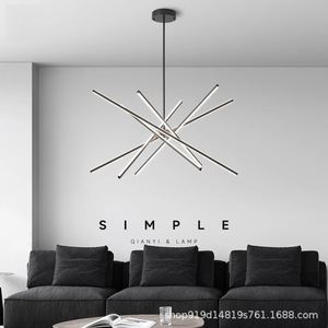 2023 All-Copper Nordic Style High-End Luxury Living Room Chandelier Elegant Simple Design for Home <b>Dining</b> Room Pendant <b>Lights</b> - Product Image 3