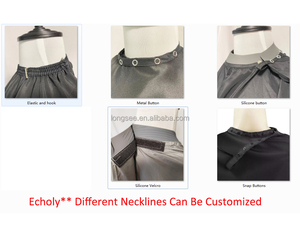 New Arrival High Quality Custom Beauty Salon Barber <strong>Cape</strong> With Designs Snap Polyester Barber Apron <strong>Hairdresser</strong> Apron - Product Image 3