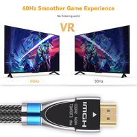 Veste PVC flexible Ultra mince 1m 2m 3m 5m 7.5m 10m 15m 20m Long 4K 60Hz Soft HDMI 2.0 Câble
