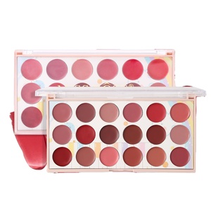 Miss Rose Palette di Rossetti Opachi in 18 Colori, Crema Idratante ad Alta Pigmentazione, Cosmetici per Trucco - Product Image 1