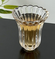 Tasse à thé en verre style chinoiserie 40ml-Tasse à thé épaissie résistante à la chaleur et faite à la main