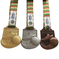 סיטונאי ייצור Beijing מרתון ספורט כדורגל מדליית Custom 3D מתכת זהב כסף סובלימציה ריק מדליות
