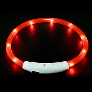 Collar LED para Perro, Collar Luminoso Recargable por USB, Collar de Seguridad para Mascotas que Hace que tus Perros Queridos se Vistan Visible por la Noche para Perros Pequeños - Product Image 6