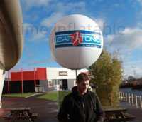 Ballon gonflable publicitaire pour événements d'entreprise, sac à dos gonflable en PVC étanche, ballon gonflable LED mobile pour l'extérieur
