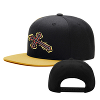 Casquettes Hip Hop Brodé(e)s Personnalisées – Design Sur Mesure, Visière Plate, Structurée, Profil Élevé, en Sergé de Laine, Fermeture Snapback