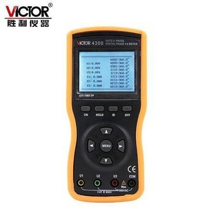 Amperímetro Digital de Fase Victor VC4300, Pinza de 48 mm, 600 A CA/CC, CAT III 600 V, Pantalla LCD - Product Image 3