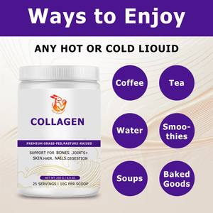 Colágeno en Polvo Hidrolizado de Bovino, Productos de Belleza con Colágeno Sódico, Alimento Natural de Grado Alimenticio a Base de Hierbas - Product Image 5