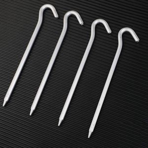 Outdoor Aluminum Alloy Camping <b>Tent</b> Ground Pegs Wind-Resistant Fixed Galvanized Surface Hexagonal <b>Canopy</b> Fixation All Seasons - Product Image 2