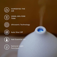 Diffuseur d'huiles essentielles en céramique 200 ml, base imitation bois, humidificateur ultrasonique d'aromathérapie avec 7 lumières colorées et minuterie pour la maison