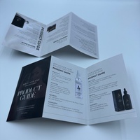 Brochure A7 210x135mm au design classique et élégant, 157 g/m², pour l'éducation, les bandes dessinées, le bien-être, les produits pharmaceutiques, l'ameublement, les soins capillaires, les coiffeurs