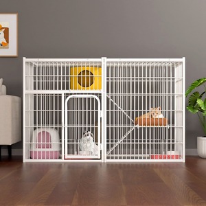 <b>Cat</b> <b>Cage</b> <b>Cat</b> Villa Home Indoor With Toilet Extra Large Free Space <b>Cat</b> Nest <b>Cat</b> House - Product Image 2