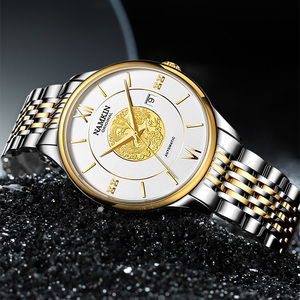 1Customized Luxury Stainless Steel Miyota <b>Automatic</b> Mechanical Water Resistant <b>Chronograph</b> Men's Watch Pointer Dial 20mm Band - Product Image 6