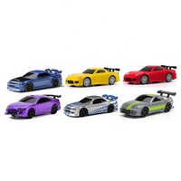 Voiture de course RC à l'échelle 1/76 C64 C73 C72 C74 avec gyroscope, radiocommande entièrement proportionnelle, kit RTR, jouets pour cadeaux