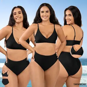 Hexin Badmode Tweedelige Bikini 'S Set Strandkleding Vrouwen Sexy Badmode En Strandkleding Met Hoge Taille
