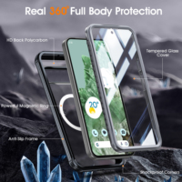 Coque de téléphone anti-poussière antichoc magnétique sans fil ultra-mince Offres Spéciales pour Google Pixel 9/9 Pro