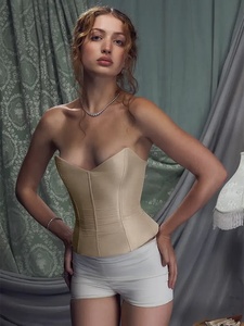 Conjuntos <span class=keywords><strong>para</strong></span> <span class=keywords><strong>mujer</strong></span> 2 piezas elegante y <span class=keywords><strong>bonito</strong></span> corsé con cordones y cuello oblicuo vestido largo <span class=keywords><strong>pastel</strong></span> conjunto gasa ropa femenina - Product Image 4