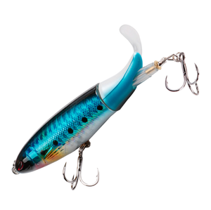 เหยื่อปลอมแบบลอยน้ำ <span class=keywords><strong>Whopper</strong></span> 13 กรัม 100 มม. เหยื่อปลอมแบบ Popper พร้อมหางใบพัด เหยื่อแข็งสำหรับตกปลา - Product Image 5