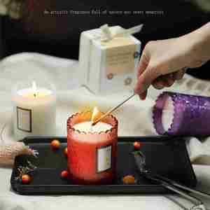 Vela de Té Moderna Hecha a Mano de Alta Gama, Cera de Parafina, Sin Humo, Baja <span class=keywords><strong>Temperatura</strong></span>, Decoración para el Hogar, para Fiestas, Duradera, Romántica - Product Image 2