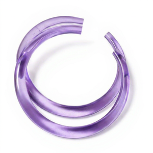 Modernos Pendientes de Perlas Naturales de Resina Azul para Mujer, Joyería Islámica para Fiestas - Product Image 1