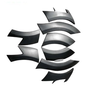 Accesorios para Automóviles <span class=keywords><strong>Carfly</strong></span>, Guardabarros Estilo Porsche Macan 2015-2018 (12 piezas/Juego), Fibra de Vidrio FRP - Product Image 1