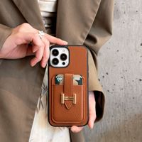 Dyl Luxury Design Étui de téléphone portable en cuir véritable mince antichoc Street Fashion Max avec emplacements pour cartes